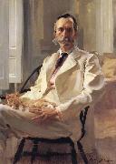 Cecilia Beaux Man with the Cat Portrait of Henry Sturgis Drinker china oil painting reproduction